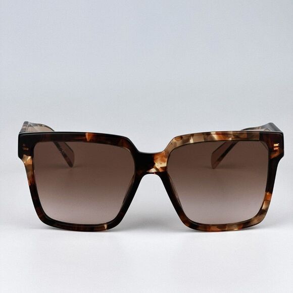 NEW Prada PR24ZS 07R0A6 Tortoise Brown Gradient Square Oversized Women Sunglasse main image 4